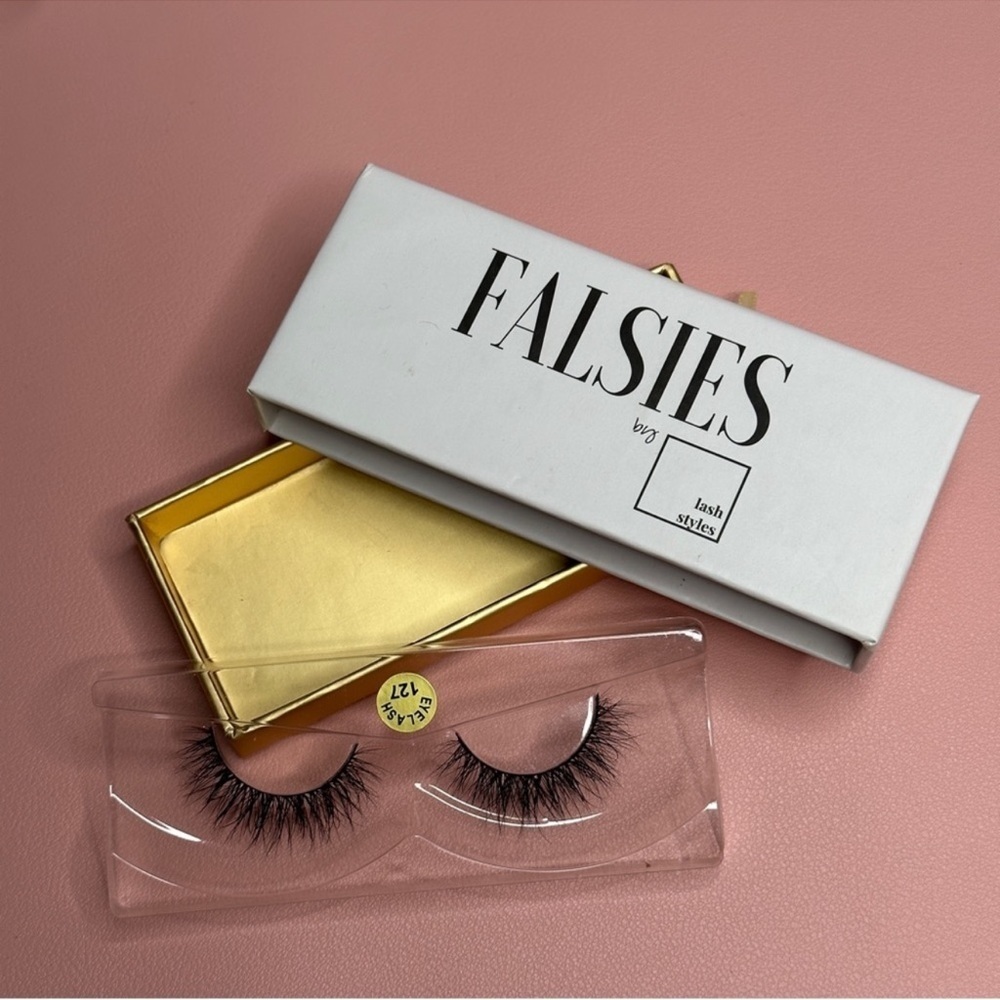 #127 Glam Faux Mink Strip False Eyelashes Set